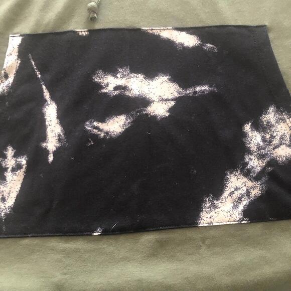 Lularoe  3XL Brittany Hoodie Sleeveless Pullover Geometric Army Green - Picture 3 of 7